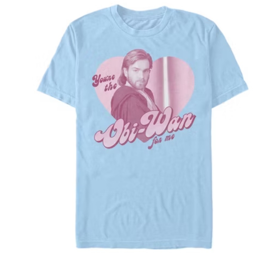 Star Wars Valentine's Day You're the Obi-Wan for Me T-Shirt Unisex XL